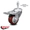Service Caster 3 Inch Maroon Polyurethane Swivel 3/8 Inch Stem Caster with Total Lock Brake SCC SCC-TSTTL20S314-PPUB-MRN-381615 - alternate 3